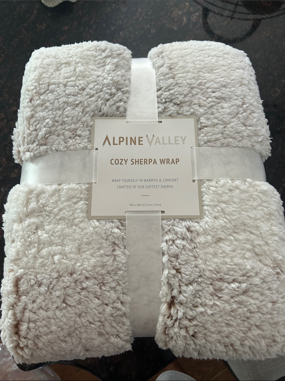 Cozy Sherpa Wrap in Cream